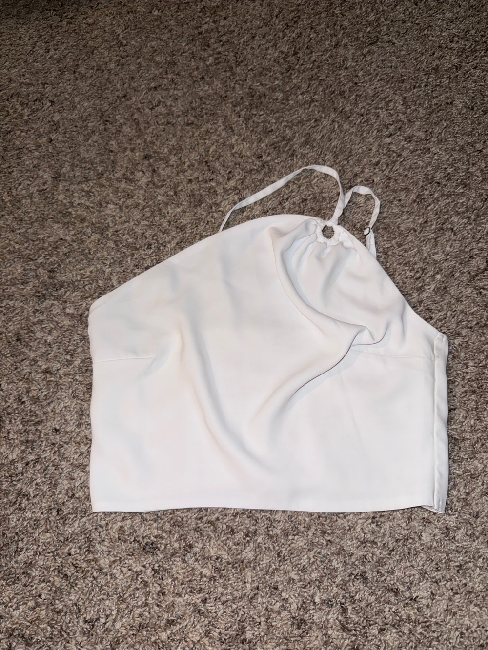 Abercrombie and fitch cropped one shoulder shirt